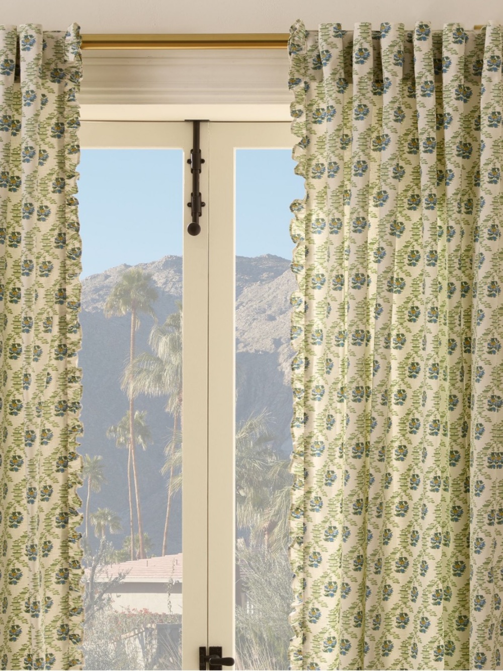 West Elm Jawahar Curtain celadon